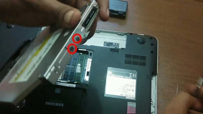 چگونه هارد SSD را جایگزین DVD رایتر لپ تاپ کنیم ؟