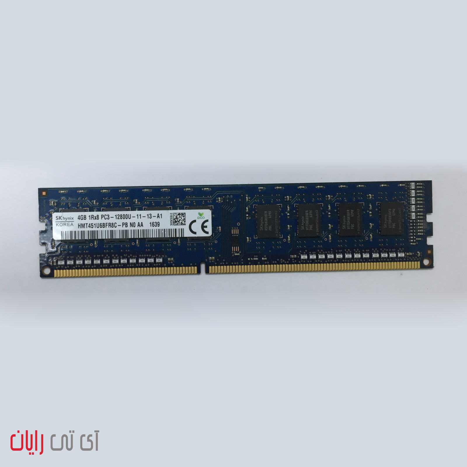 رم کامپیوتر اسکای هاینیکس 4 گیگابایت SK Hynix 4GB 1Rx8 PC3-12800U